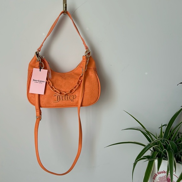 Juicy Apricot Crush Orange Shoulder Bag - Picture 1 of 8